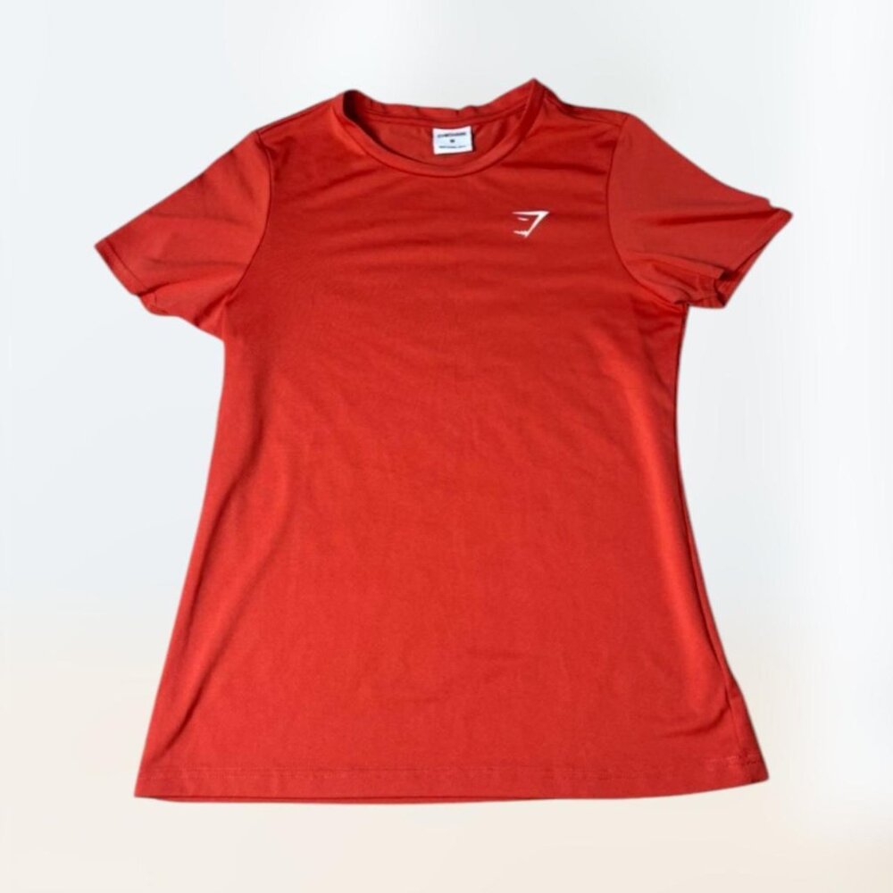 C1 Gymshark Men’s Performance Activewear T-shirt Orange Size Medium